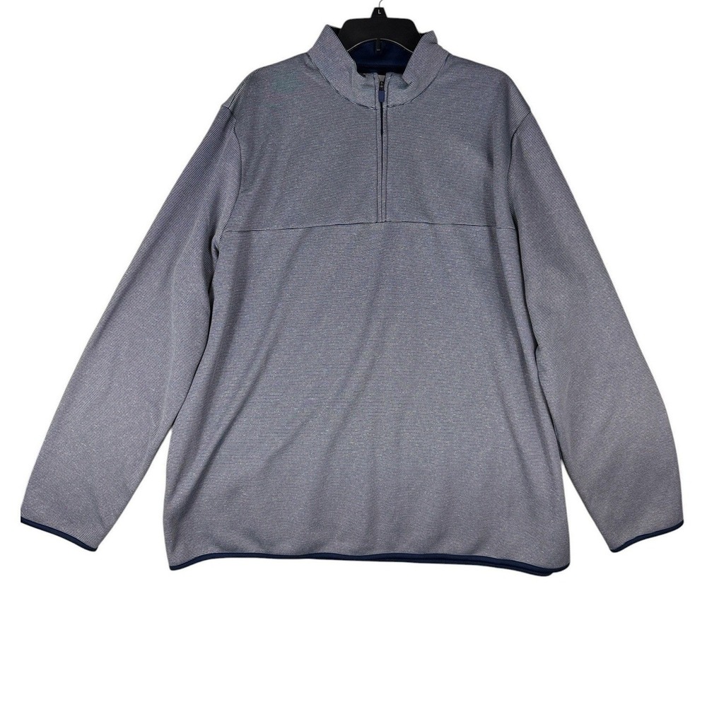 Grand Slam Performance Mens XXL Quarter Zip Pullover‎ Peacoat Heather NWT